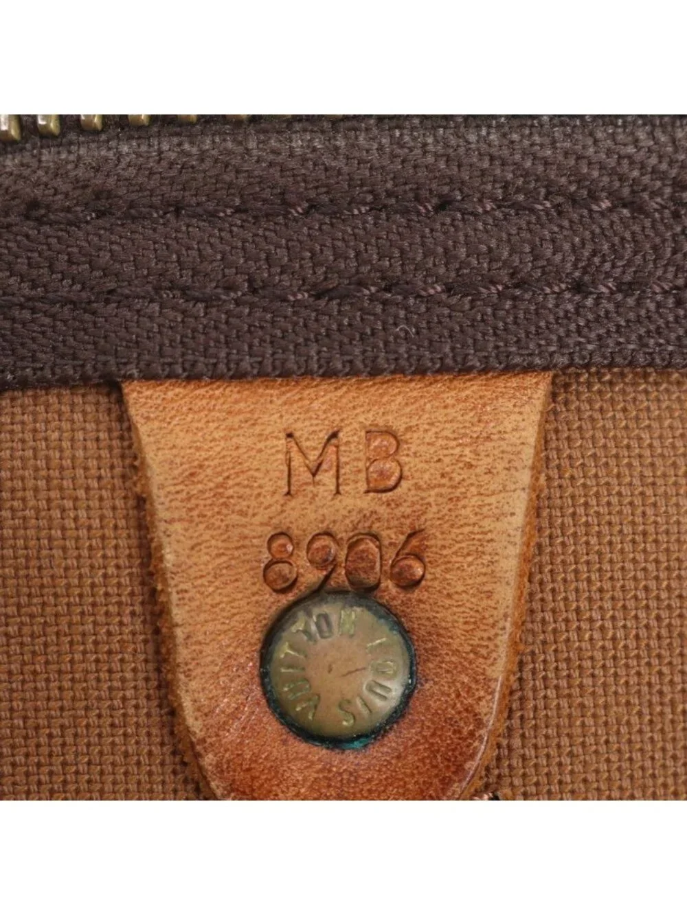 Louis Vuitton Monogram Keepall 50 Leather Boston Bag Tote Carry